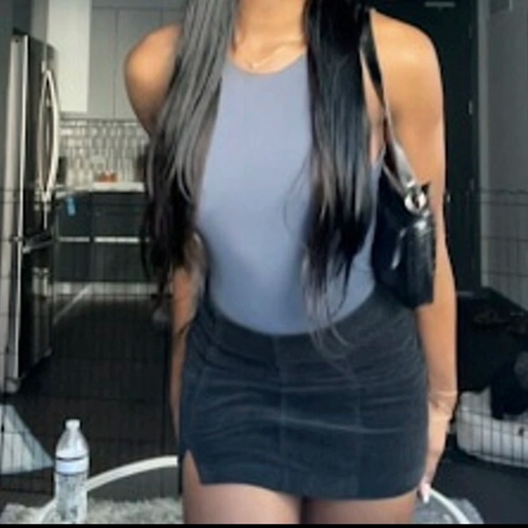 Bodysuit basic cloudy gray sexy tank top style womens - Picture 7 of 7